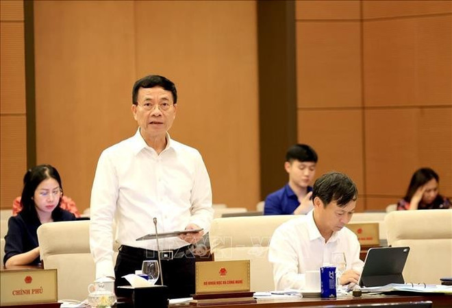 科学与技术部长阮孟雄发表讲话。图自越通社 uuid28f6fc21-0497-4ed8-a3d6-a419a412508acode001library1type1mode1loctruecaptrue.jpg