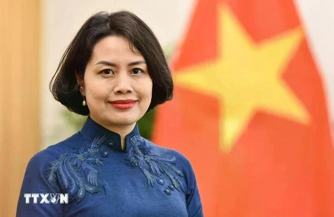 越南驻芬兰兼驻爱沙尼亚特命全权大使范氏清平。图自越通社 dai-su-pham-thi-thanh-binh.jpg