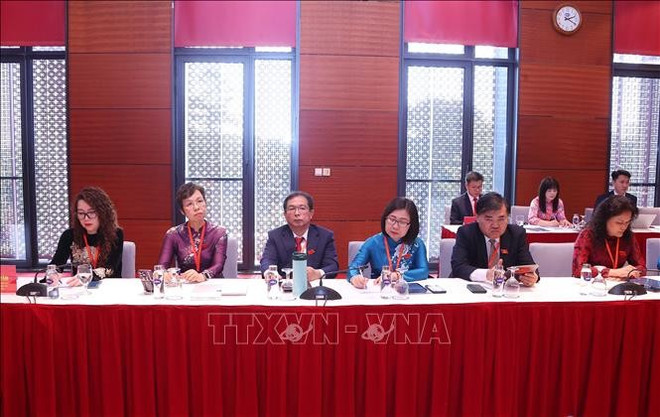 越通社代表团出席会议。图自越通社 dai-bieu-ttxvn.jpg