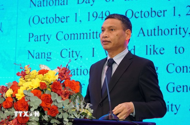 岘港市人民委员会常务副主席胡旗明。图自越通社 quoc-khanh-trung-quoc-3.jpg