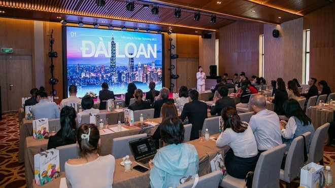 一场旨在吸引游客前往中国台湾地区旅游的推介活动在河内举行。图自人民报 127nhat2.jpg