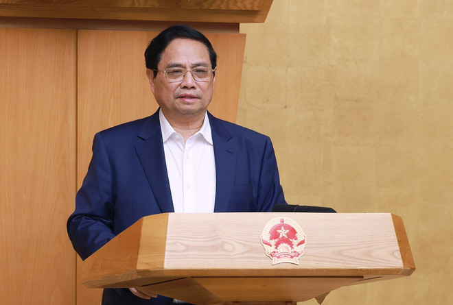 越南政府总理范明政主持召开政府7月份立法工作专题会议。图自越通社 thu-tuong-pham-minh-chinh-chu-tri-phien-hop-chinh-phu-chuyen-de-ve-xay-dung-phap-luat-thang-7-nam-2025-ttxvn.jpg