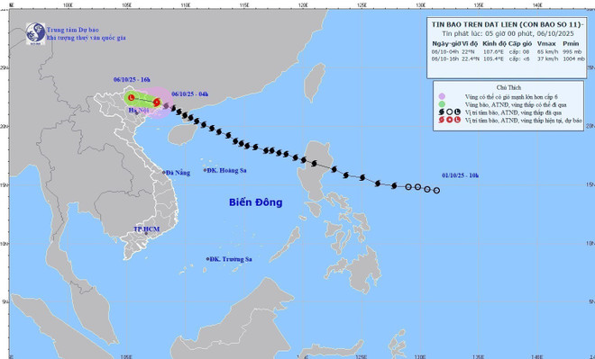 第11号台风于10月6日的路径。图自越通社 vna-potal-tin-nhanh-ve-bao-so-11-luc-05-gio-ngay-0610-8319047.jpg