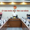高平省人民委员会主席黎海和召集相关单位和地方开会，部署加紧进入，以确保赶上新学期开学。图自越通社