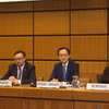 越南常驻联合国代表团团长杜雄越大使主持磋商活动。图自越通社