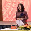 外交部副部长黎氏秋姮。图自越通社