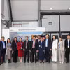 出席展览会的广宁省工作代表团。图自越通社