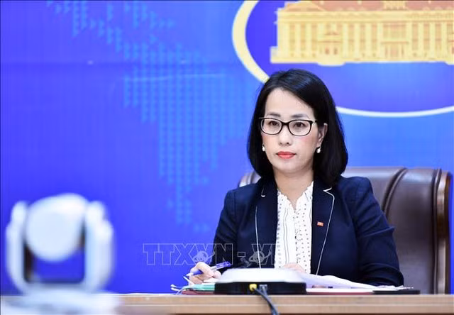 越南外交部发言人范秋姮。图自越通社