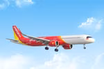 越捷航空的飞机。越捷供图
