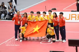 2026年亚运会：女子藤球为越南夺得第三枚金牌。图自越通社