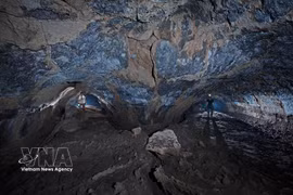得农地质公园C1火山洞。图自越通社