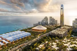 富国APEC会议展览中心及多功能剧院效果图。图自Sungroup