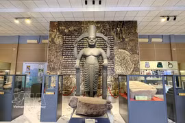 喔㕭文化国家宝物展示区。图自越通社