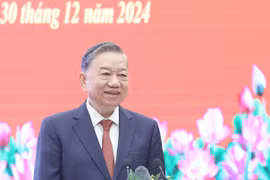 越共中央总书记苏林。图自越通社