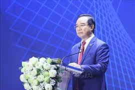 隆安省委书记、人民委员会主席阮文得。图自越通社