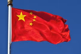 中国国旗。图自互联网