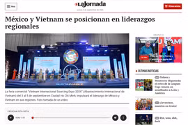 墨西哥左翼日报《La Jornada》刊登的文章。屏幕截图