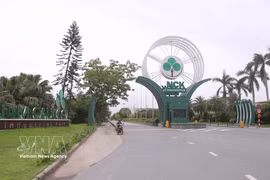 南桥坚工业园是海防市典型的民营经济模式，被联合国工业发展组织选为全球生态工业园计划的37个工业园之一。图自越通社 