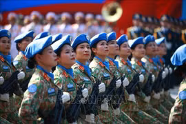 越南维和女军。图自越通社