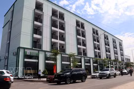 位于莲河泰工业园的租赁住宿项目中的A1号楼已投入运营。图自越通社