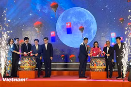 2025年岘港越南-韩国文化节开幕式。图自越通社