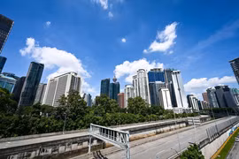 马来西亚首都吉隆坡。图自新华社/越通社
