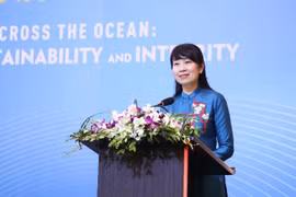 越南外交学院副院长、副教授、博士阮氏兰英。图自外交部