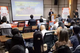研讨会场景。图自越通社