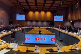 会议现场。图自越通社
