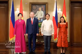 越共中央总书记、国家主席苏林圆满结束对菲律宾的国事访问