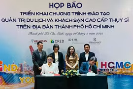 胡志明市旅游局与“瑞士旅游促进越南可持续发展项目”将在胡志明市开展“2025-2027年时期瑞士高端旅游与酒店管理培训计划”。图自农业与环境报