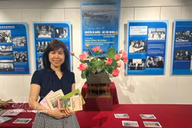 越南精华协会（Parfums du Vietnam）主席、旅法越南人协会执行委员会委员黄氏红河。图自越通社