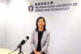 香港科技大学本科招生总监艾米莉·内森（Emily M. Nason）教授。图自越通社