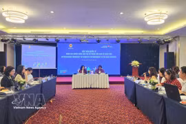 研讨会现场。图自越通社