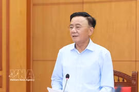 越共中央政治局委员、中央书记处常务书记陈锦秀。图自越通社