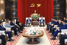 双方会见现场。图自hanoimoi
