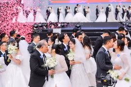 2025年越南幸福节：80对新人共赴集体婚礼盛典