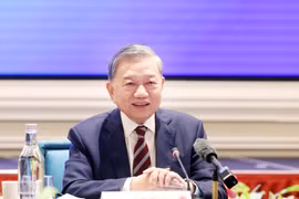 苏林总书记出席越南新加坡企业家座谈会