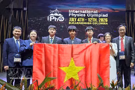 越南代表队跻身IPhO 2026成绩前七强