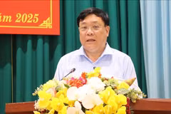 范成乂同志发言。图自越通社