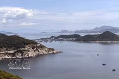 欣赏庆和省沿海公路的壮丽美景
