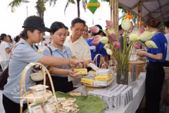 2026年顺化节素食节现场。图自越通社