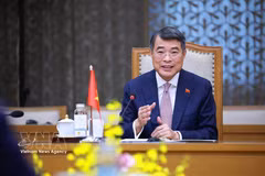 政府总理黎明兴会见出席打击通缉犯罪会议的东盟各国代表团团长