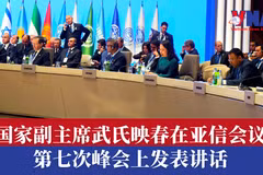 国家副主席武氏映春在亚信会议第七次峰会上发表讲话
