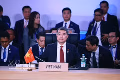 越南政府总理黎明兴出席第48届东盟峰会。图自越通社