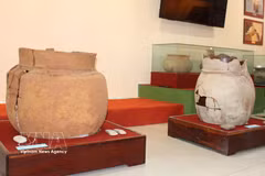 林同省博物馆展示的文物。图自越通社