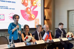 “风味欧洲——传统与品质”推广活动现场。图自越通社
