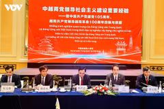 研讨会现场。图自越南之声