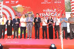 2026年越南水果周开幕式。图自越通社