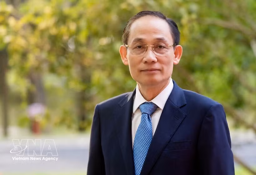 越共中央政治局委员、外交部长黎怀忠。图：越通社发